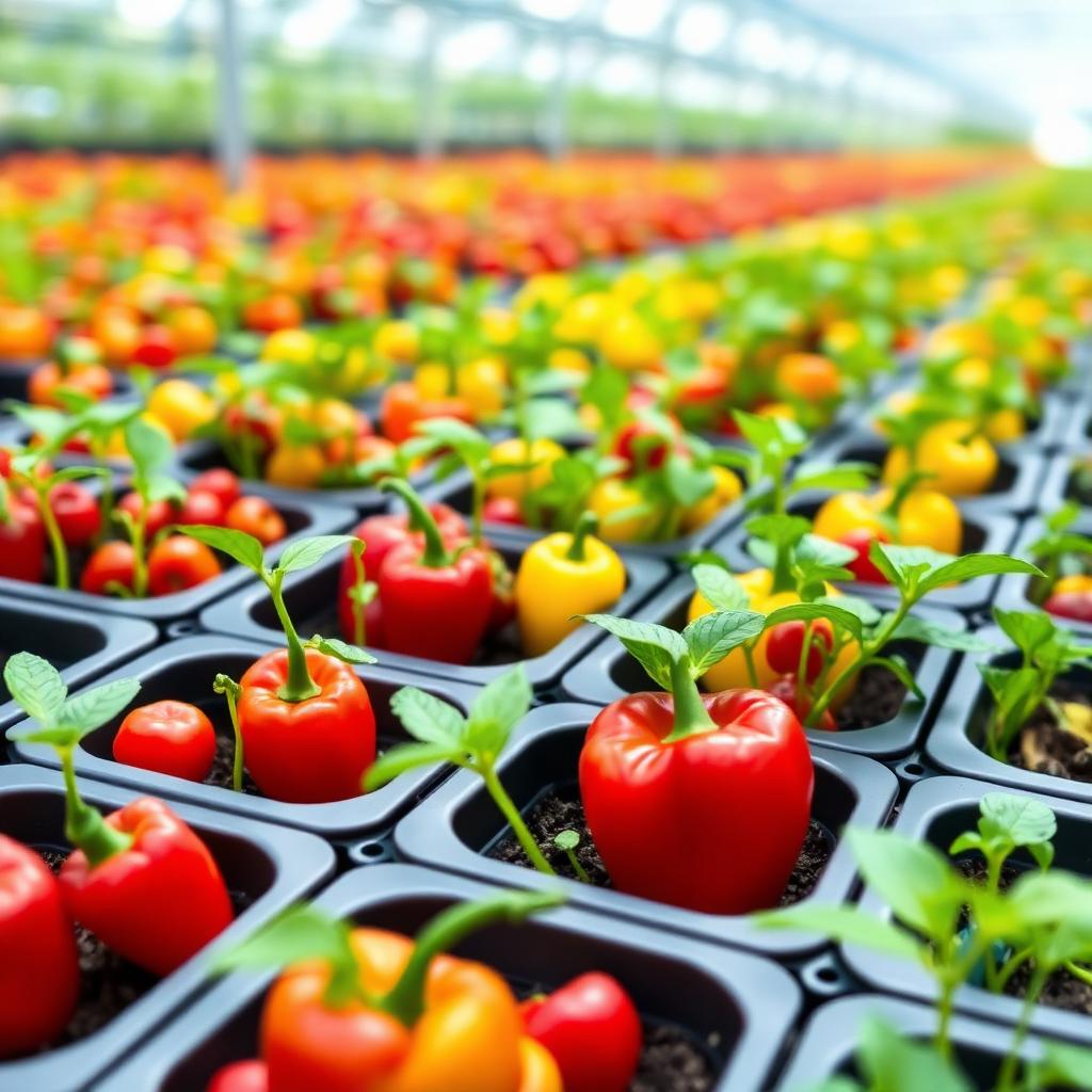Coloured Capsicum Seedling