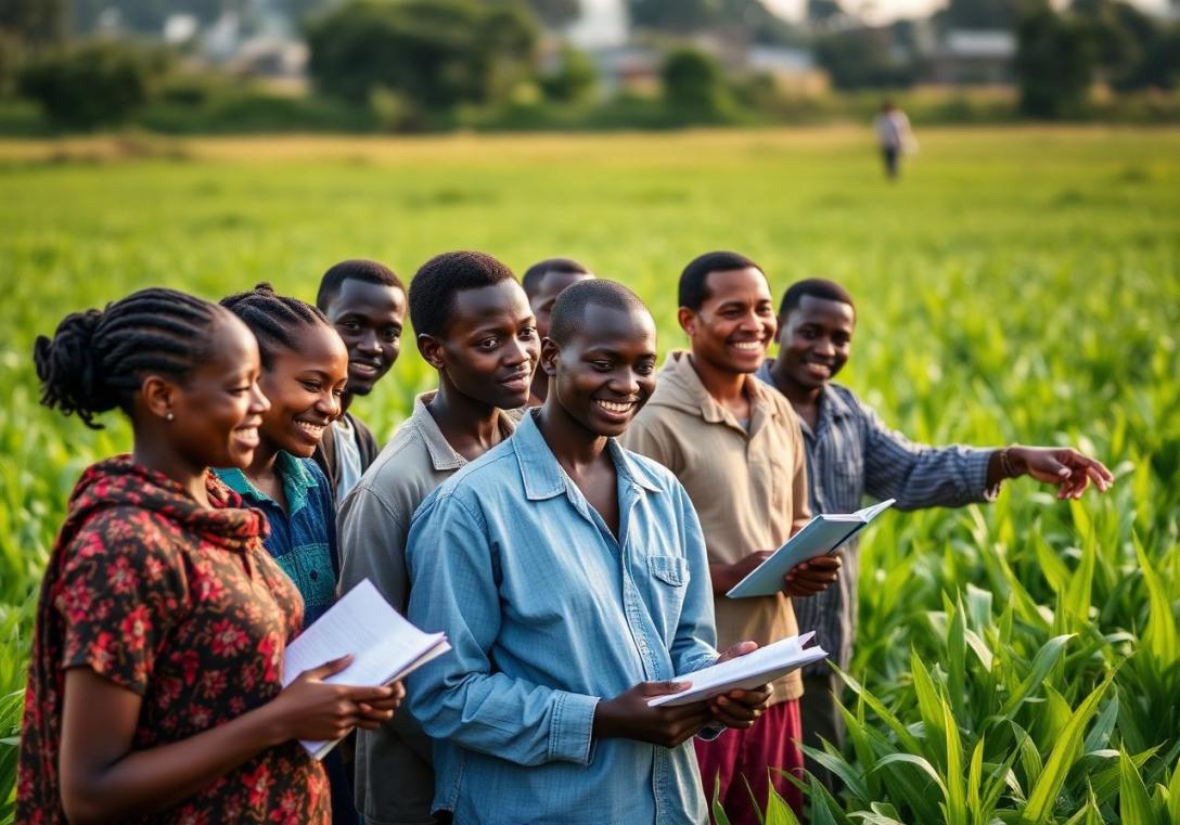 Young farmers training